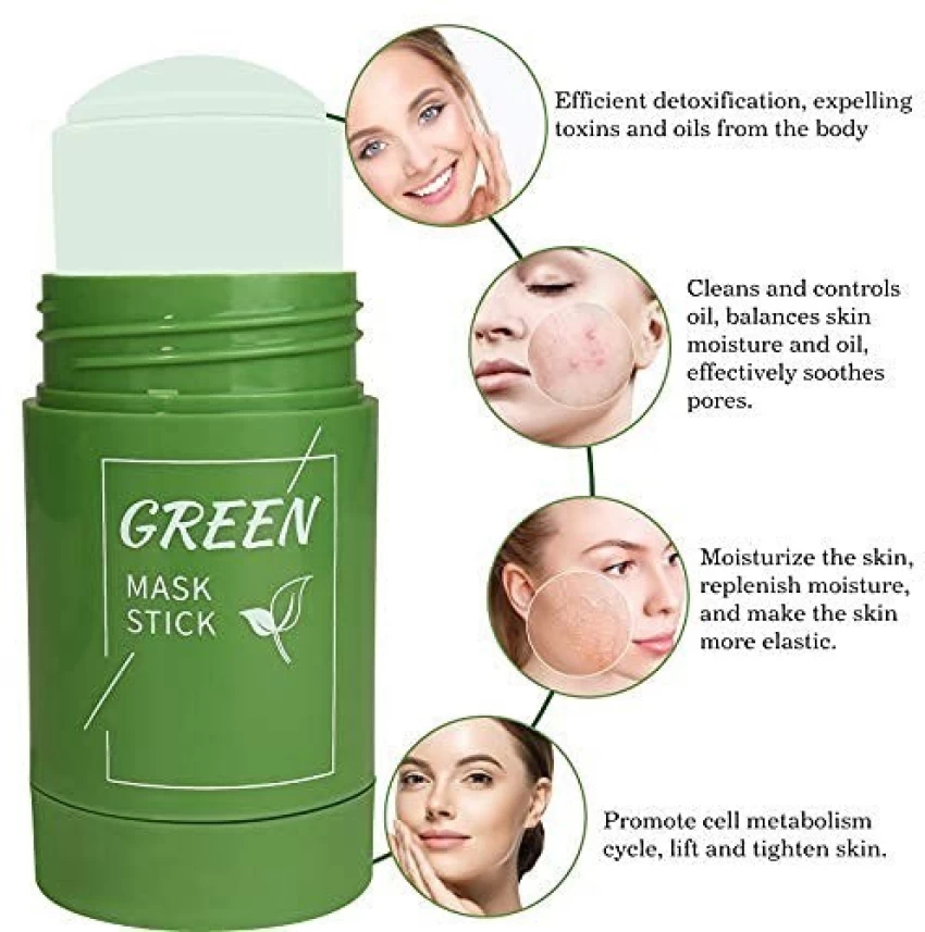 Green Tea Mask Stick – Blackhead Remover & Pore-Cleansing Face Mask