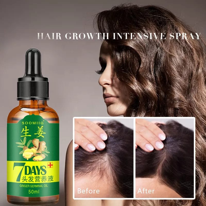 7-Day Hair Growth Serum – Herbal Anti-Hair-Fall Scalp Treatment (30ml)